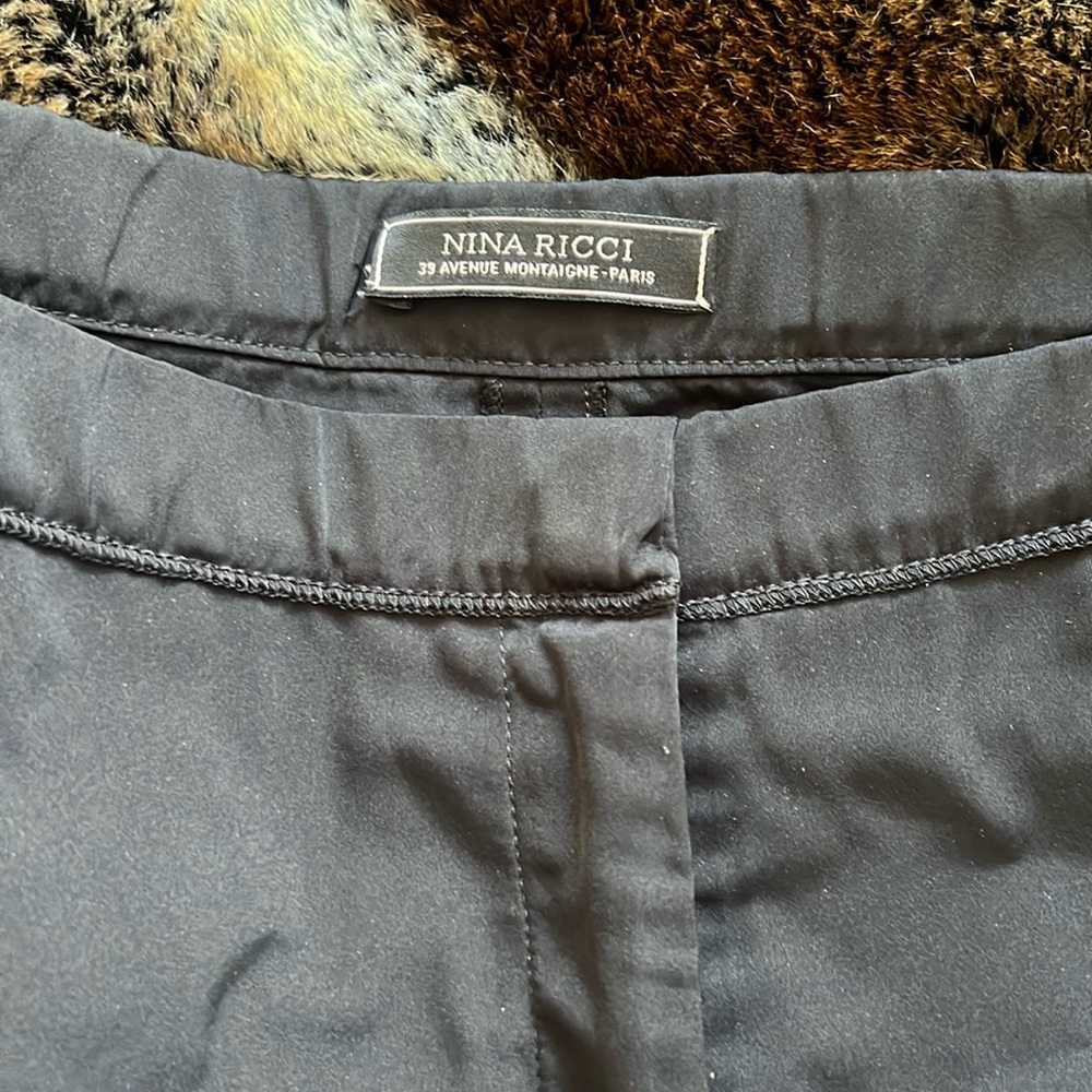 Nina Ricci Silk & polyester cropped pants - in GREAT condition